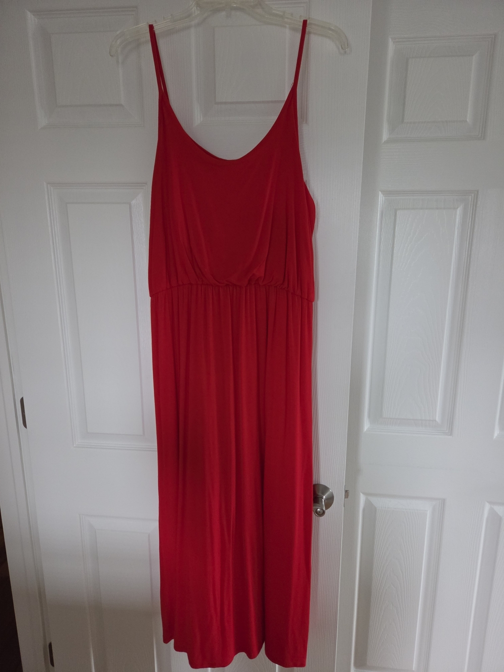 Olivia Rae Red Spagetti-strap Midi Dress (size L)
